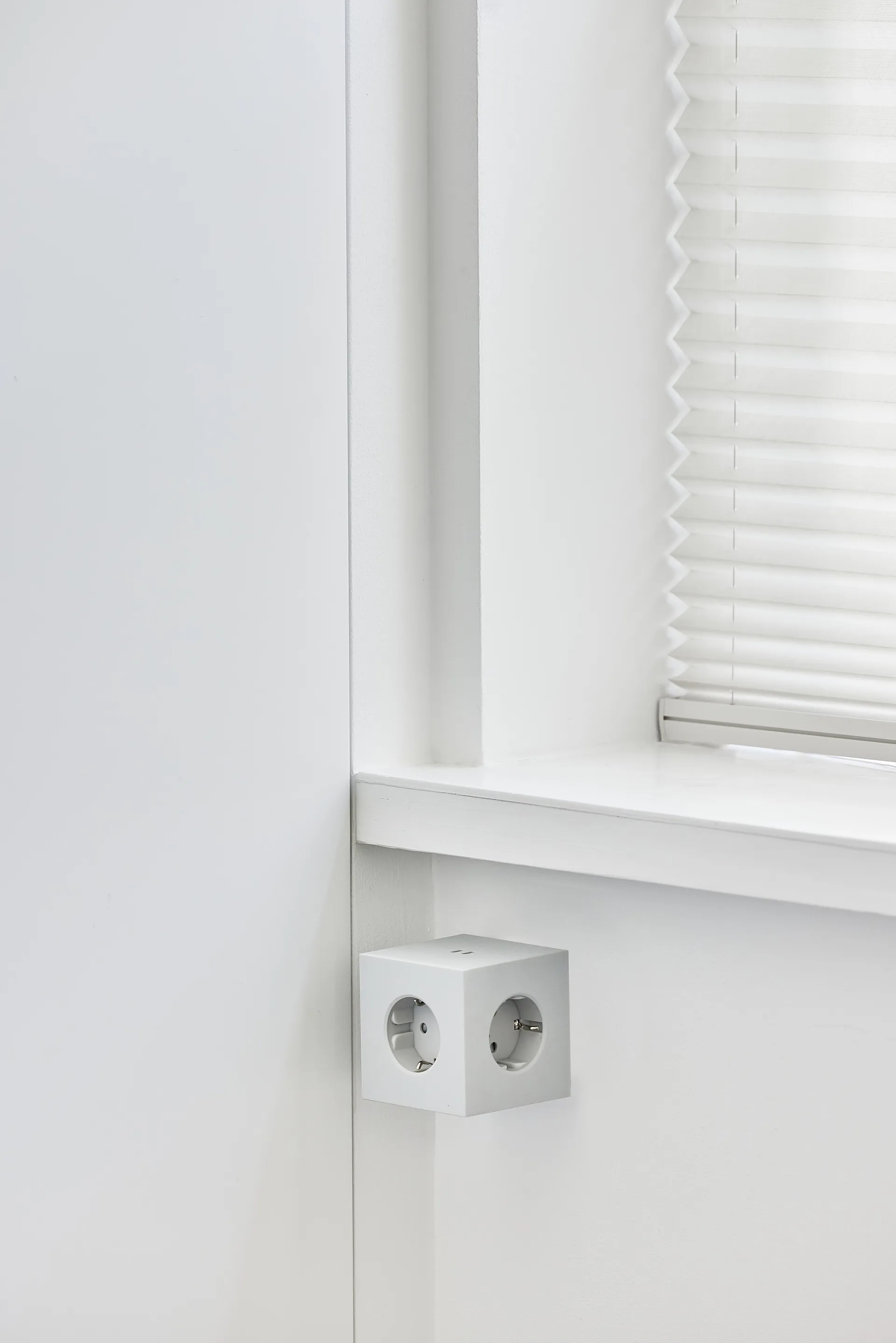 Square 1 tomada múltipla com USB-C 30W 3 m, White Martinelli Luce edition Avolt