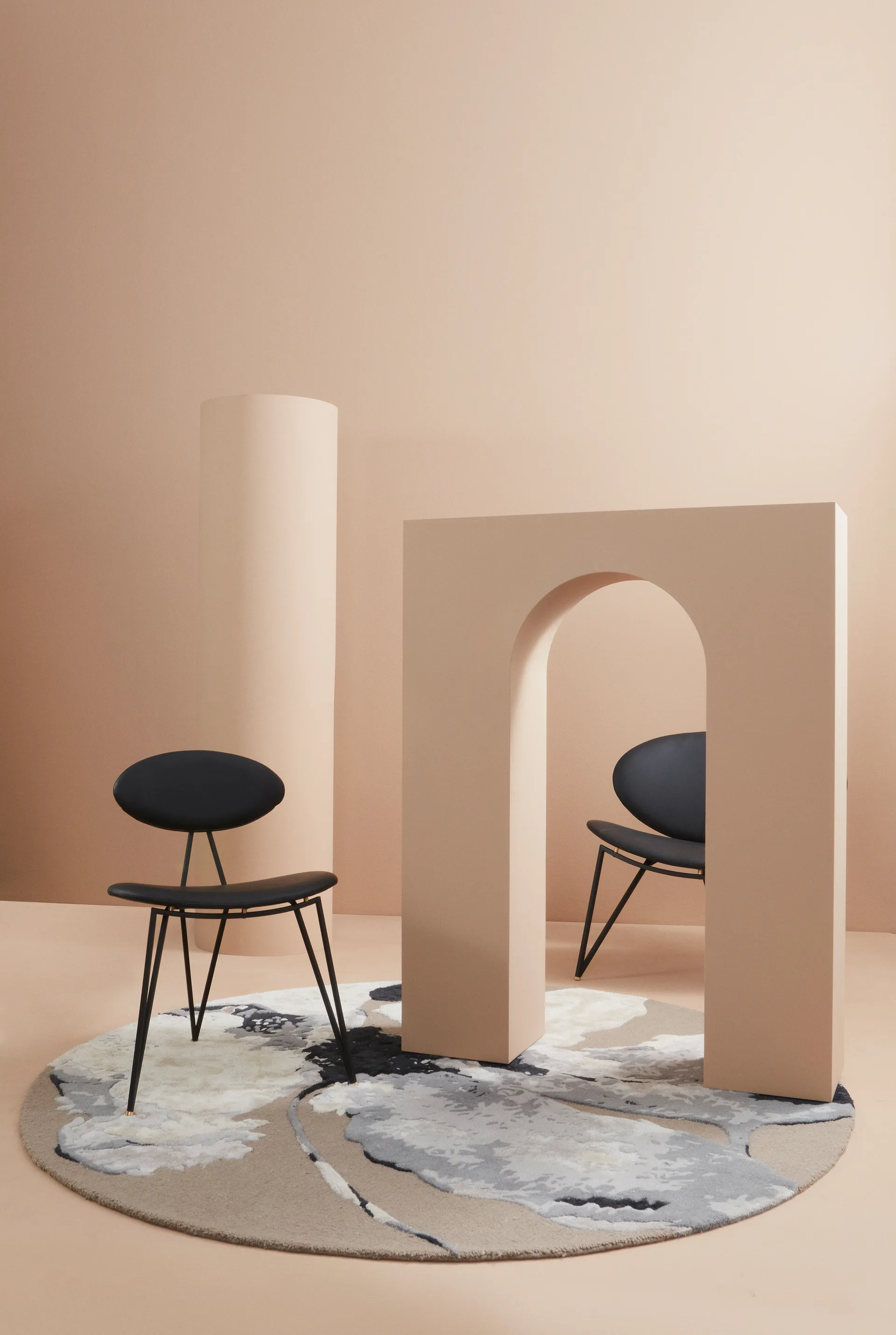 Cadeira Semper, preto-preto AYTM