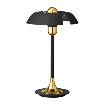 Candeeiro de mesa Cycnus 46 cm - Preto-dourado - AYTM