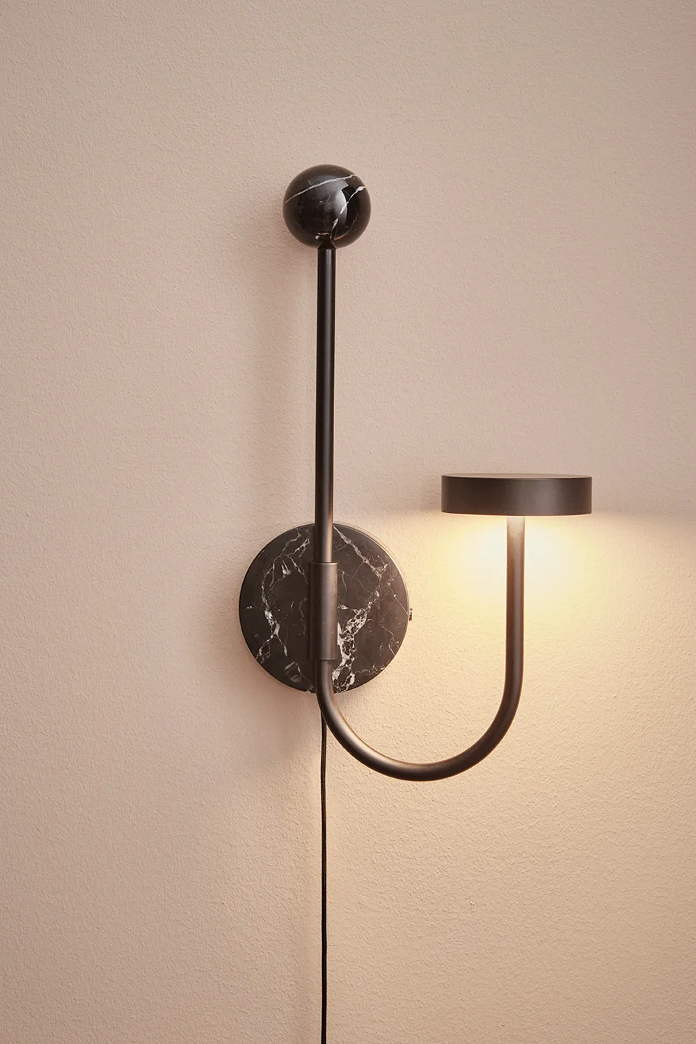 Candeeiro de parede GRASIL 30x54 cm, Preto-Preto  AYTM