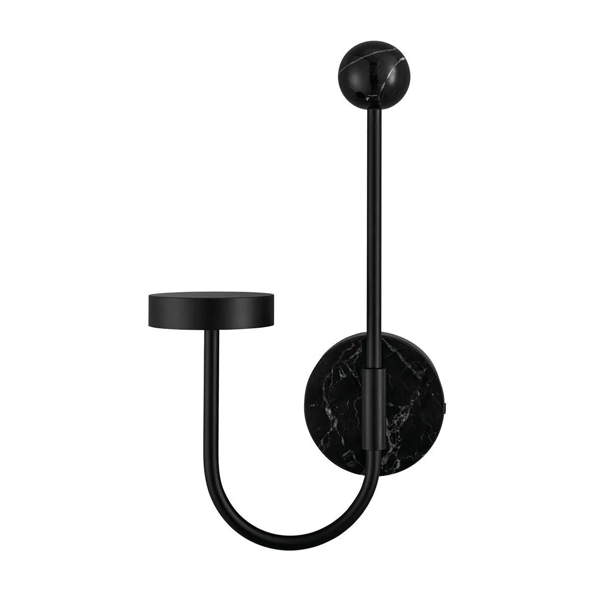 Candeeiro de parede GRASIL 30x54 cm, Preto-Preto  AYTM