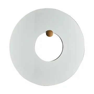 Castellum espelho de parede Ø80 cm - Claro-carvalho oleado - AYTM