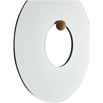 Castellum espelho de parede Ø80 cm - Claro-carvalho oleado - AYTM