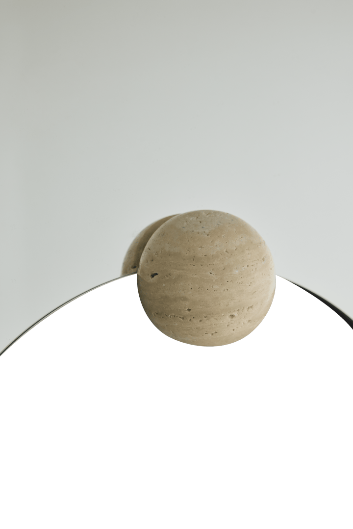 Castellum espelho de parede Ø80 cm, Claro-travertino AYTM