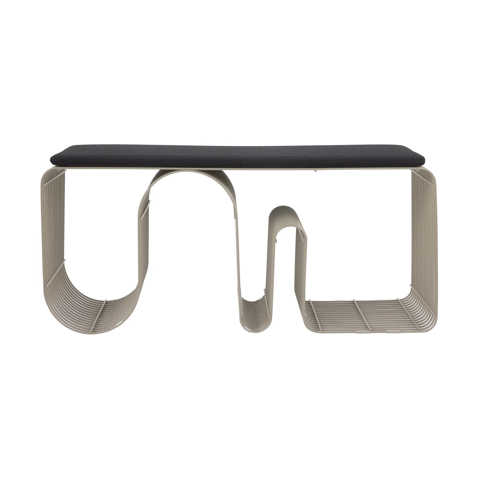 Curva Almofada para banco 32x95,5 cm, Antracite AYTM