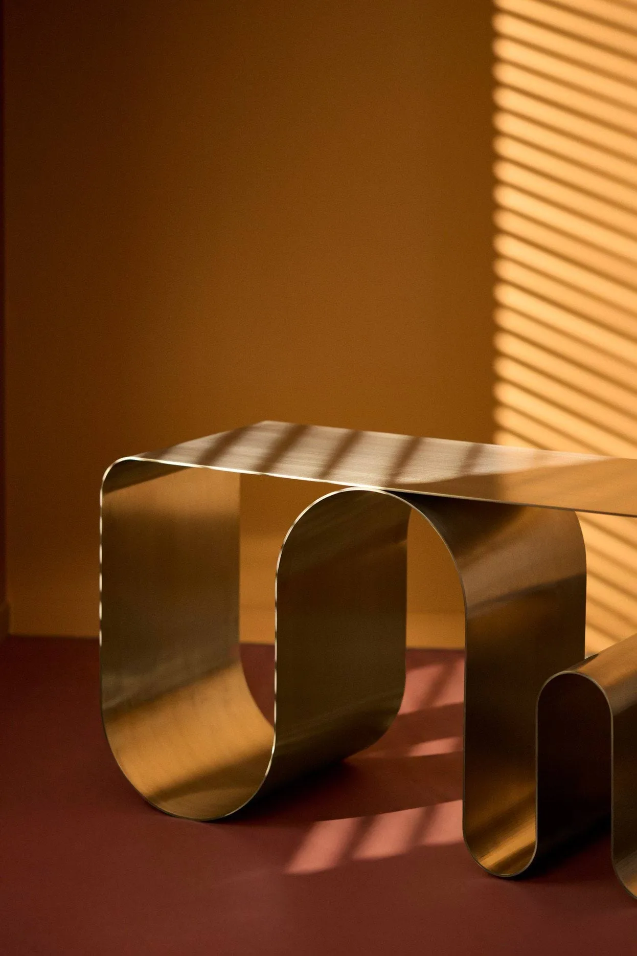Curva banco de sentar sólido, Prateado, 100 cm AYTM