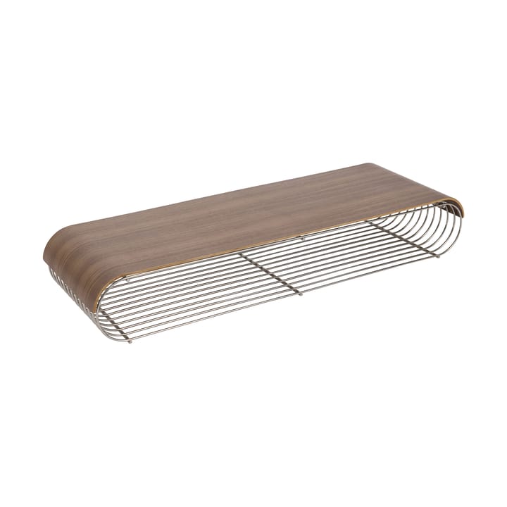 Curva bandeja/painel superior para prateleira de parede 80,4 cm, Noz AYTM