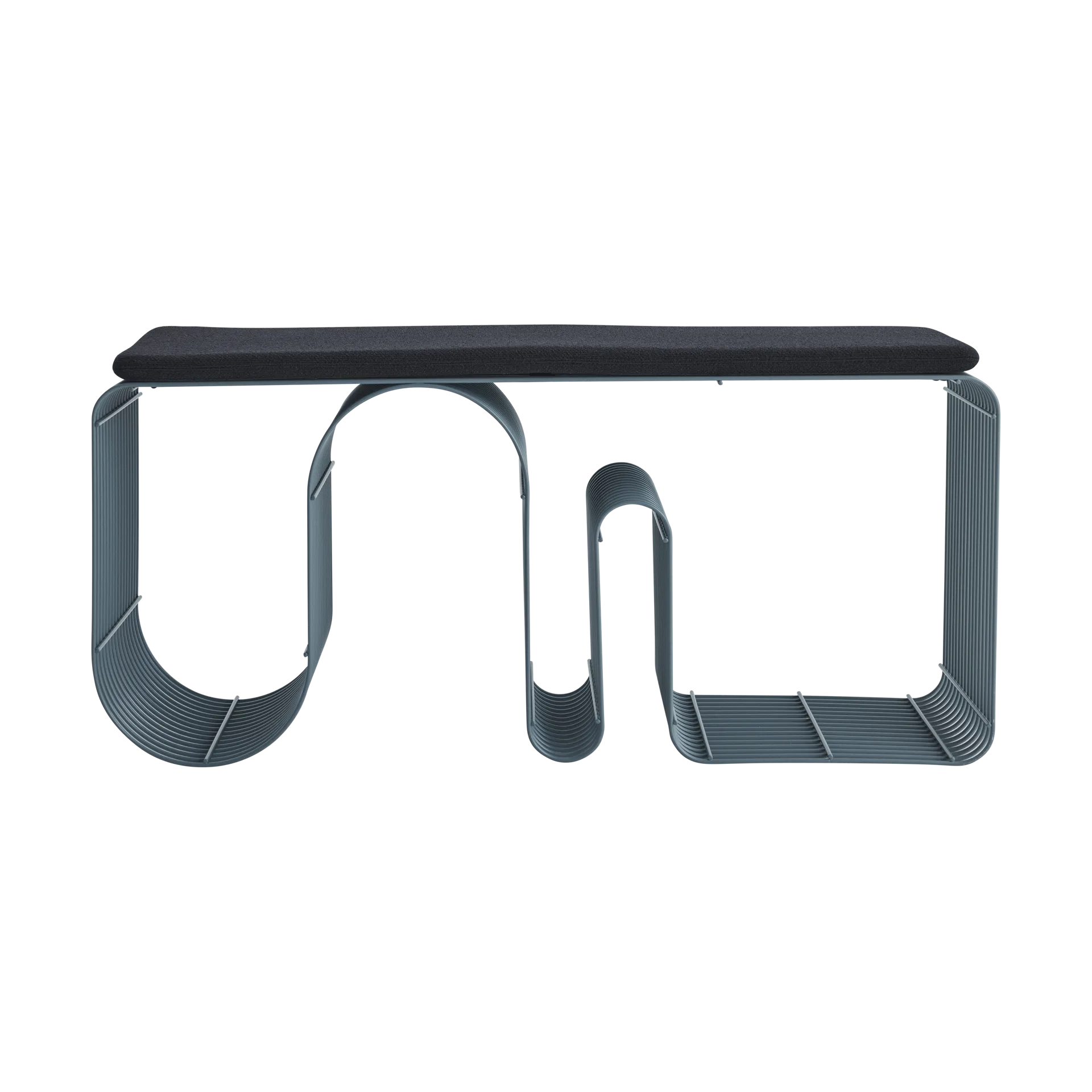 Curva banquinho 100 cm, Azul poeira AYTM