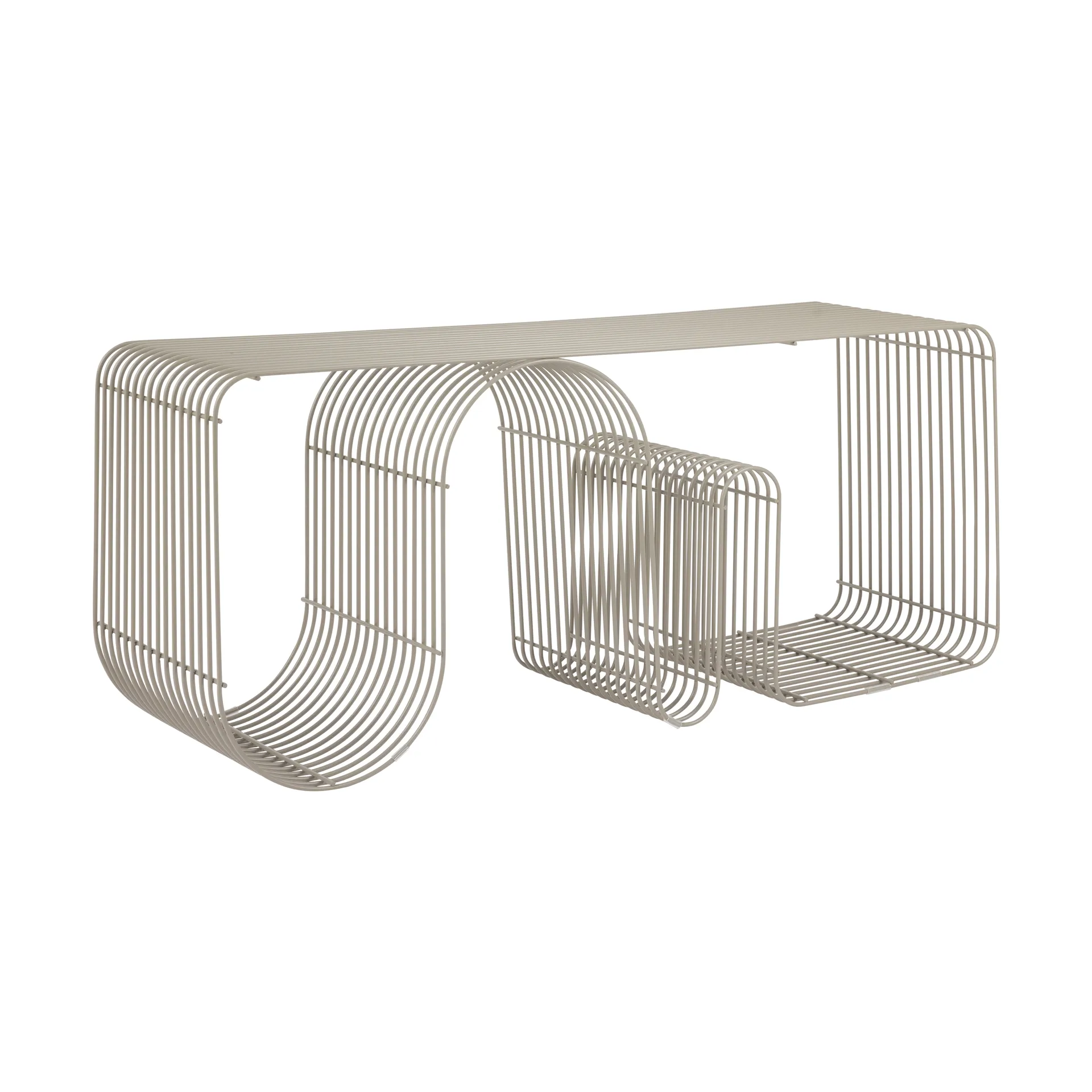 Curva banquinho 100 cm, Taupe AYTM