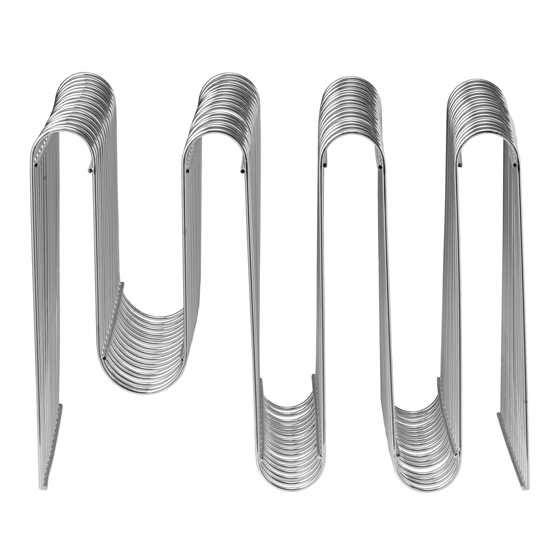 Curva porta-revistas , prateado AYTM