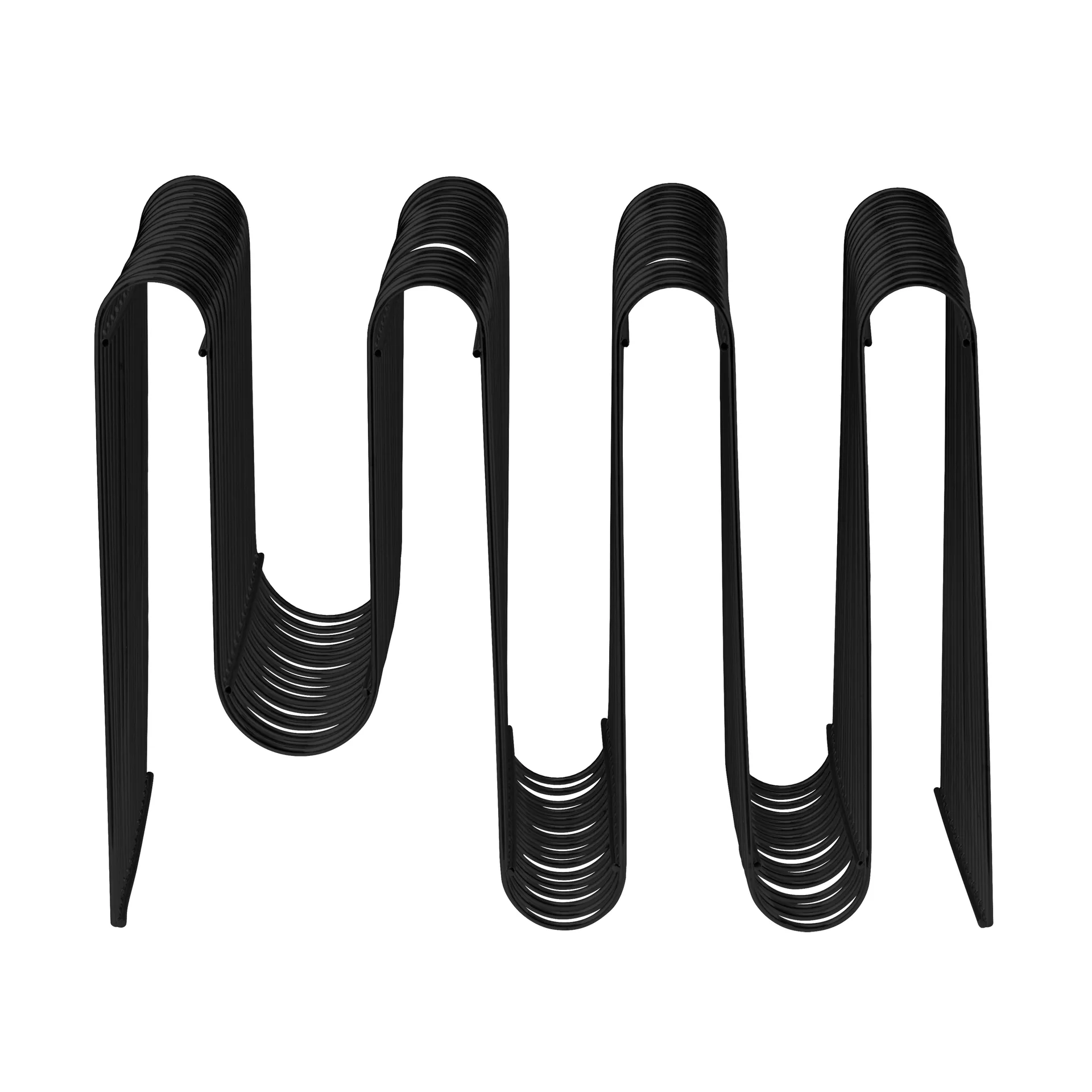 Curva porta-revistas , preto AYTM