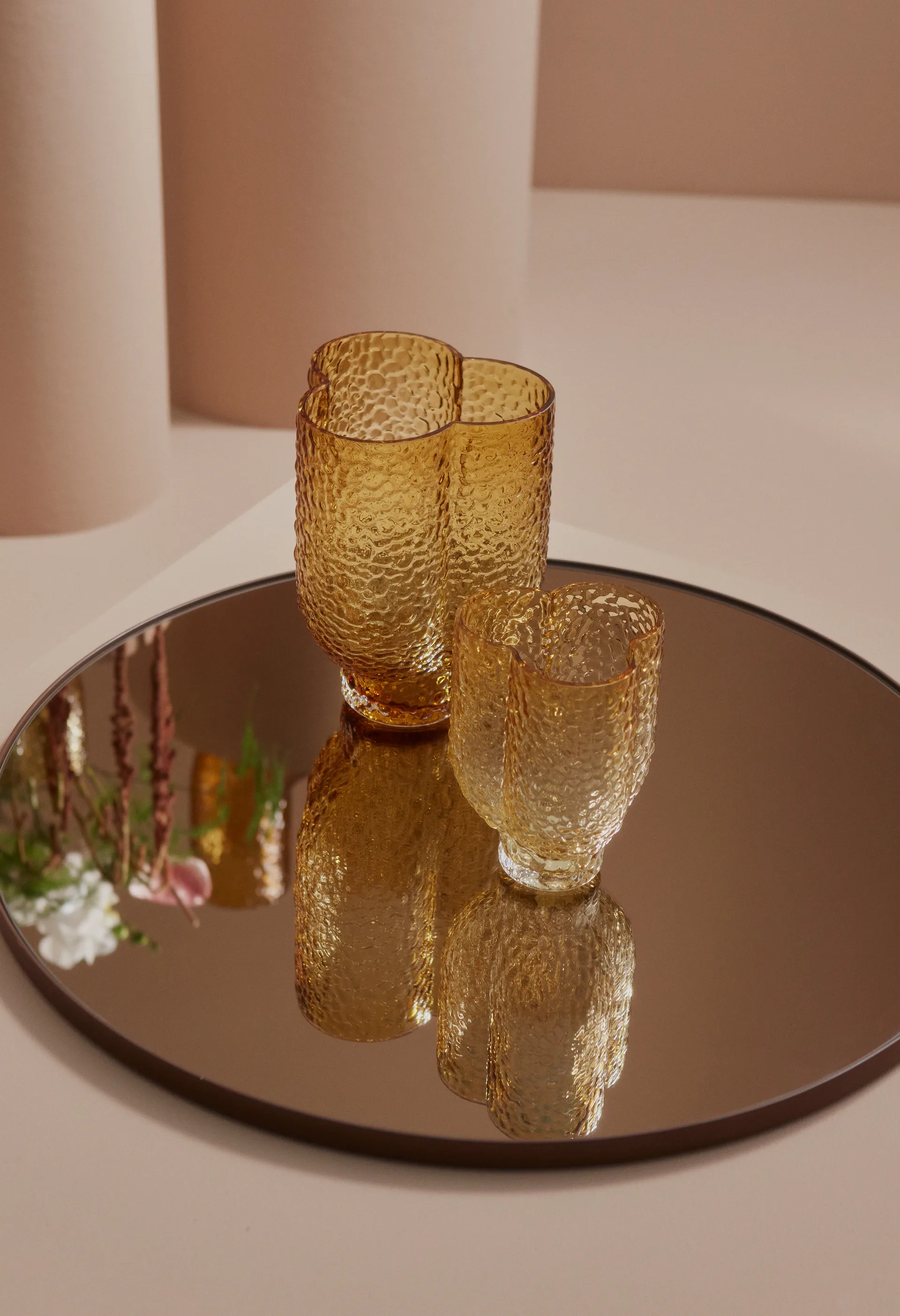 Espelho Circum Ø50 cm, Brown AYTM