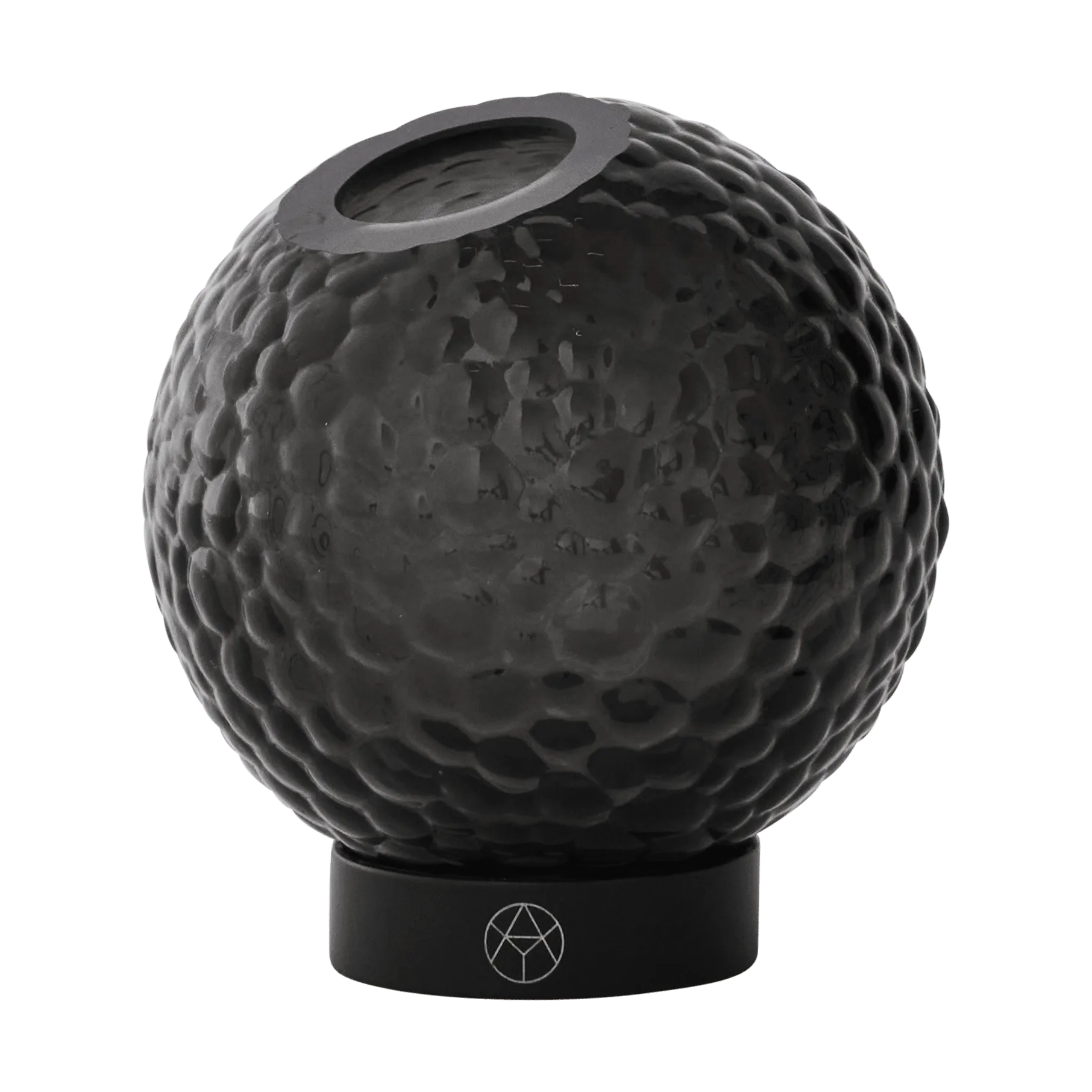 Globe bubbles vaso Ø10 cm, Preto AYTM