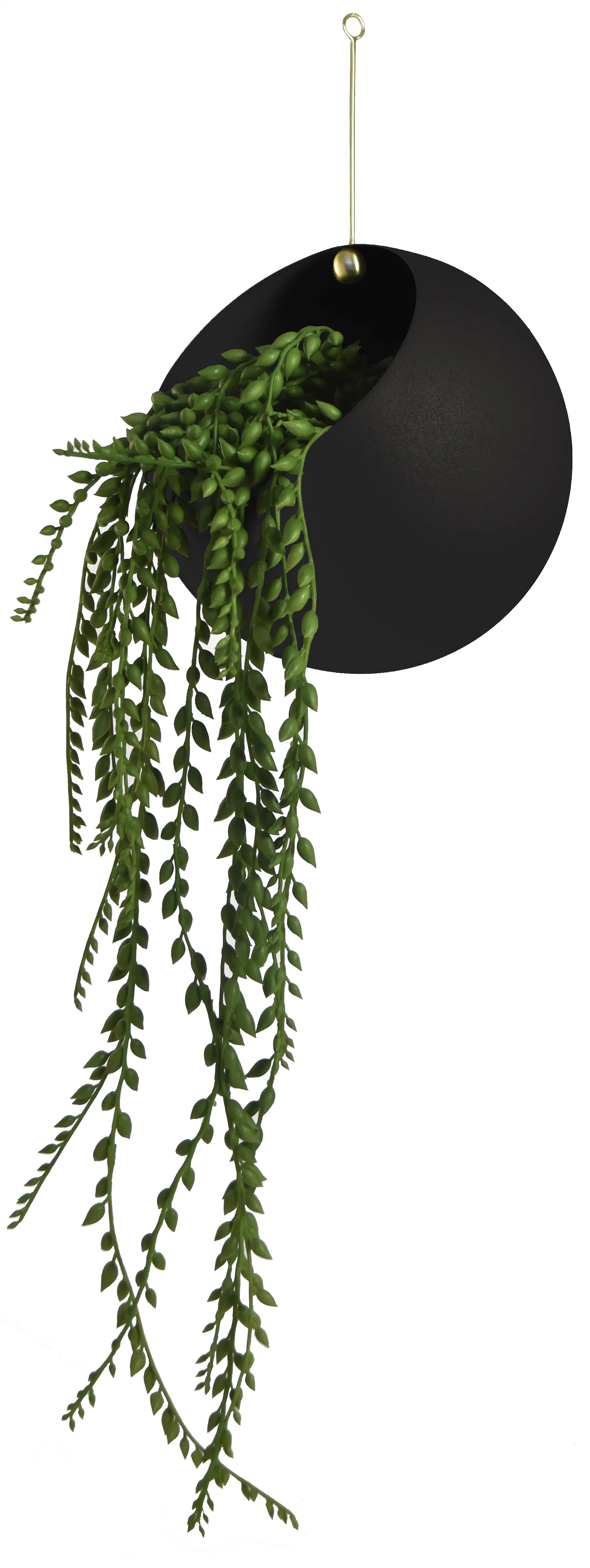 GLOBE vaso suspenso Ø21 cm h32 cm , Preto AYTM
