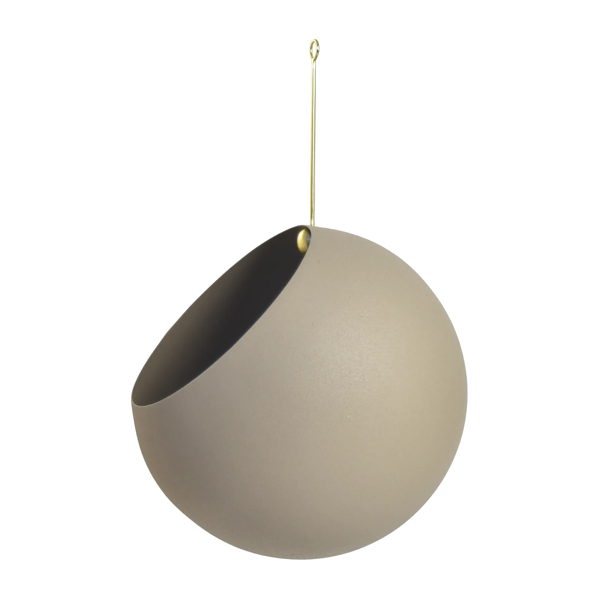 GLOBE vaso suspenso Ø21 cm h32 cm , Taupe AYTM
