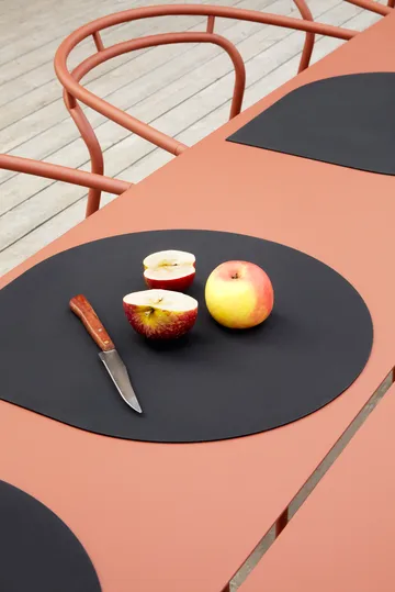 Individual de mesa Stoa, conjunto de 2 - Preto - AYTM