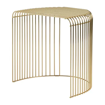 Mesa Curva 45 cm - Dourado - AYTM