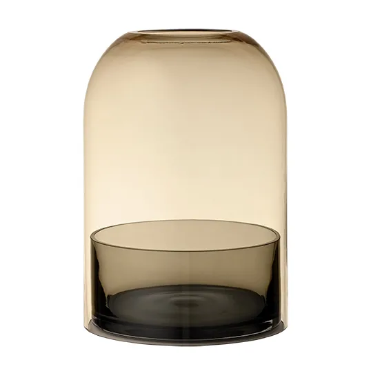 Porta-vela Tota, amarelo-preto AYTM