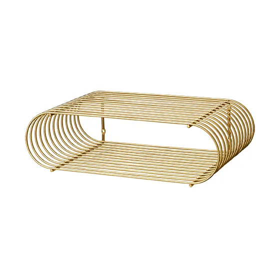 Prateleira Curva, latão AYTM