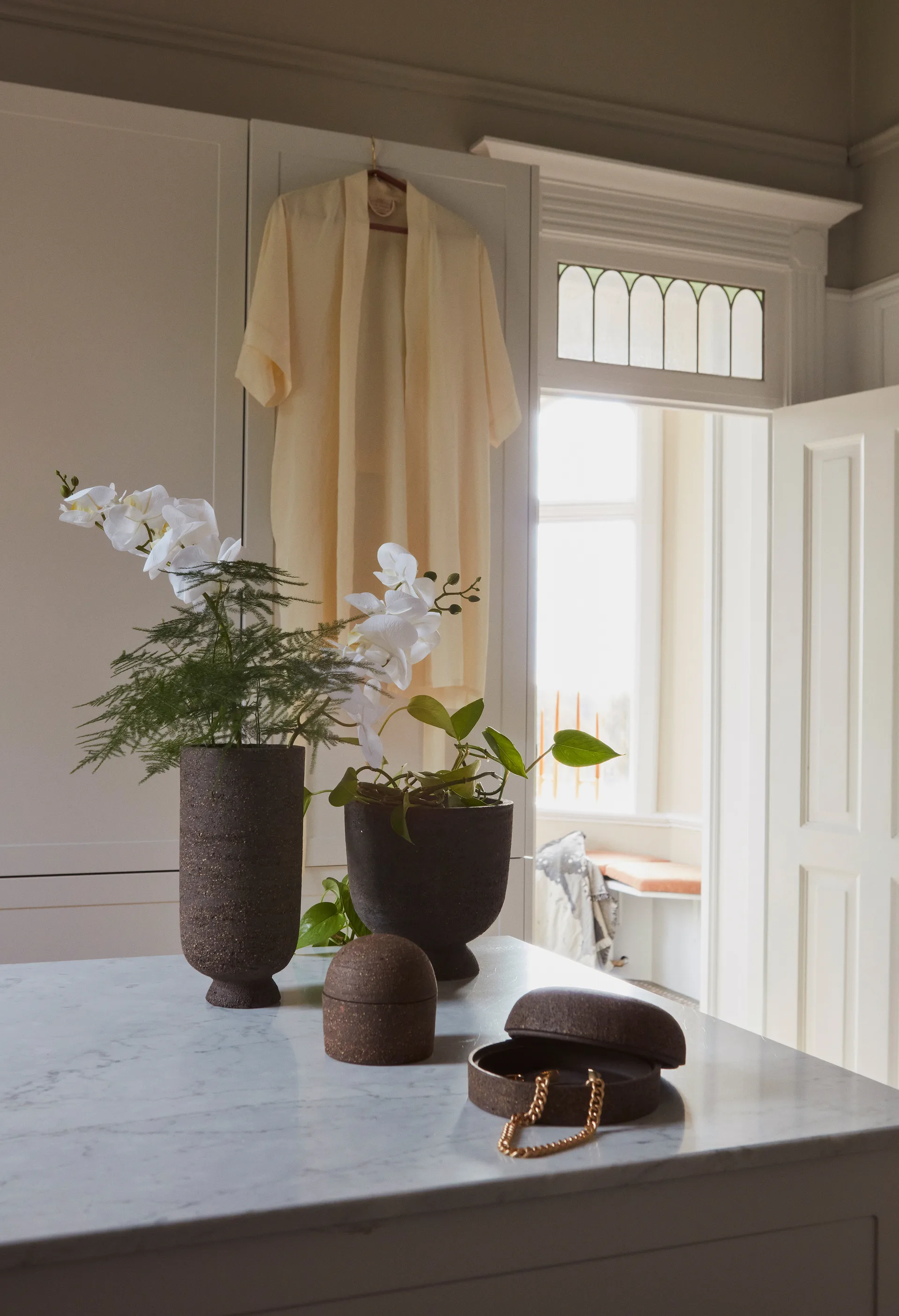 Recipiente com tampa Terra Ø16 cm, Java brown AYTM