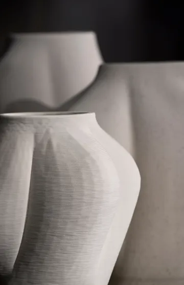 Saltare vaso - Cream, Ø15x25 cm - AYTM