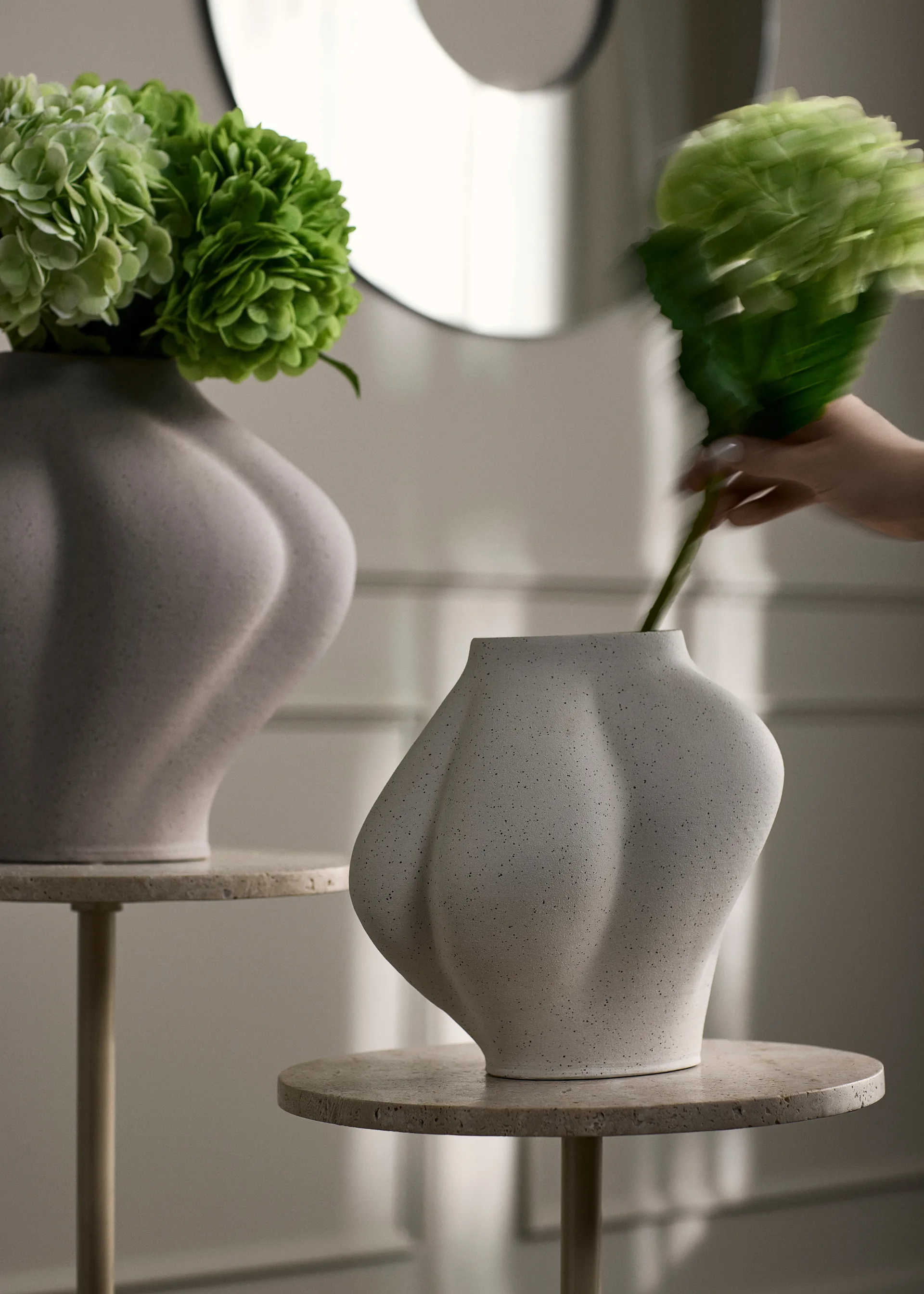 Saltare vaso, Cream, Ø15x25 cm AYTM