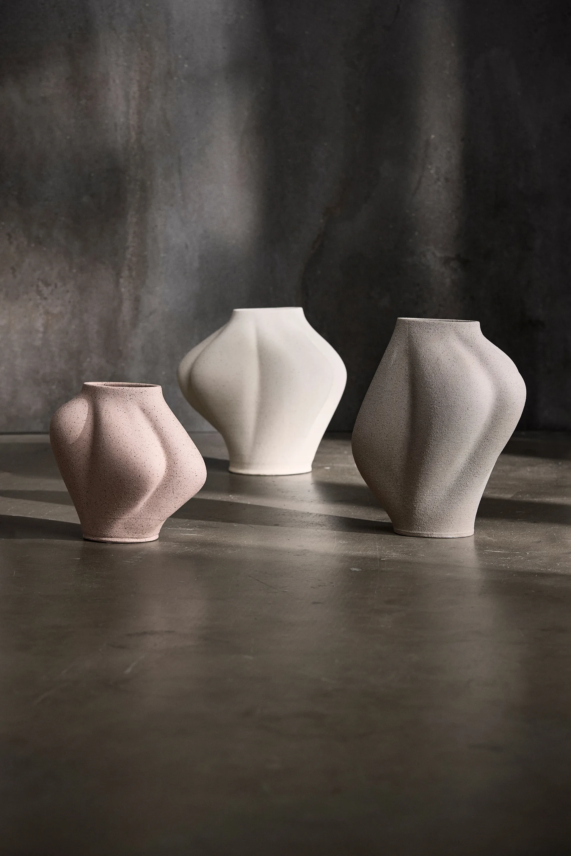 Saltare vaso, Cream, Ø15x25 cm AYTM