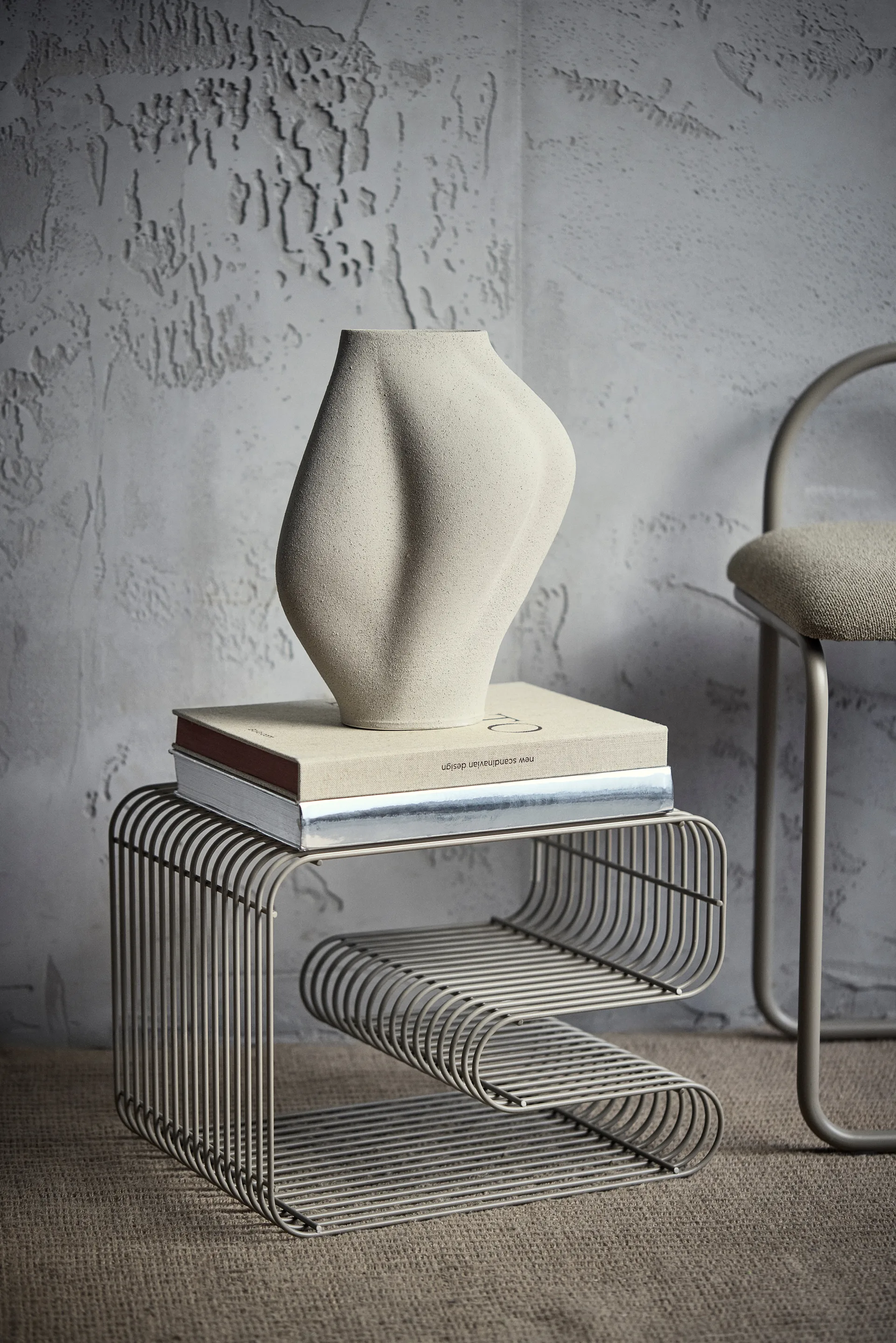 Saltare vaso, Taupe, Ø17x35 cm AYTM