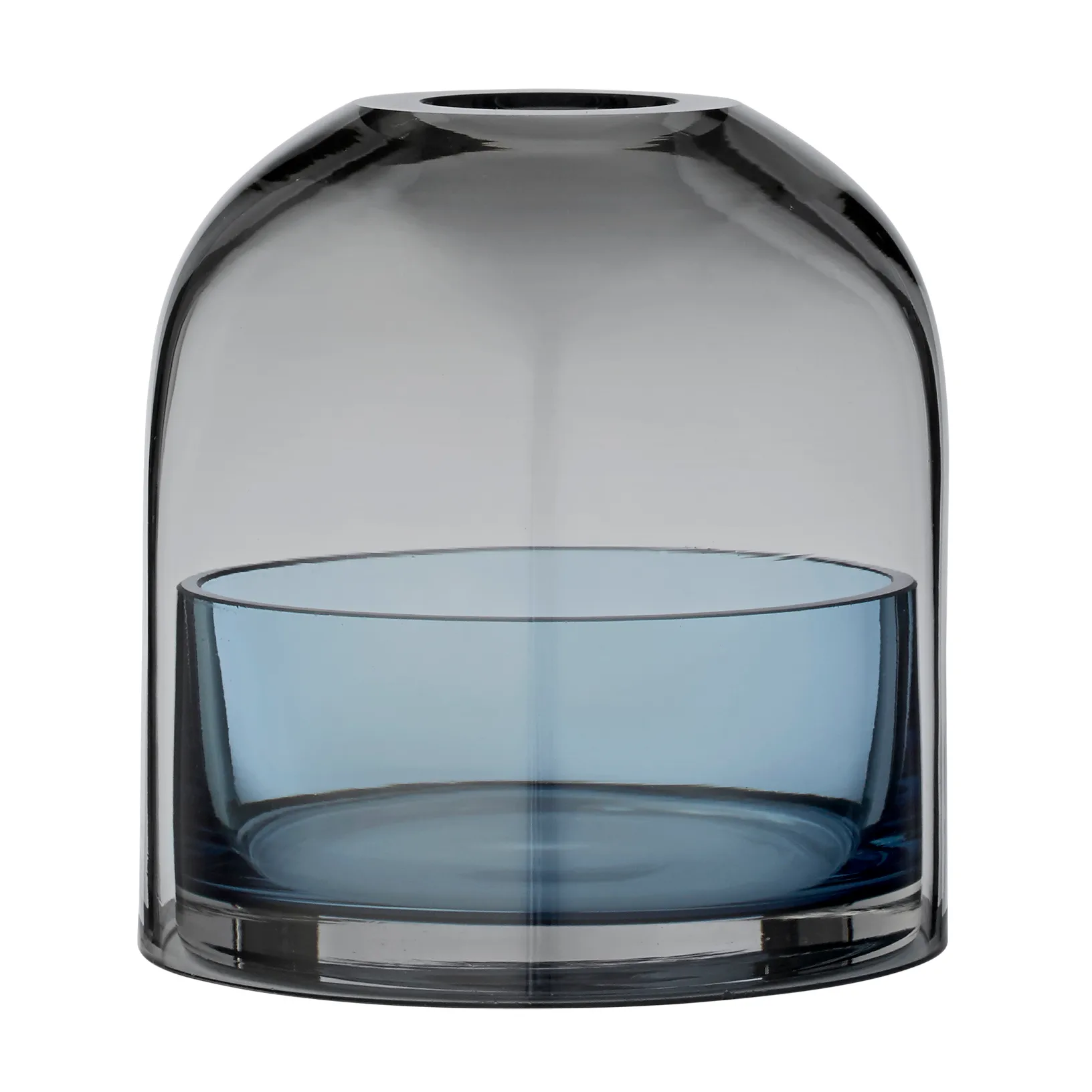 Suporte de velas Tota, preto-azul marinho AYTM