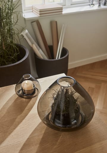 Uno Vaso lanterna 21 cm - Preto - AYTM