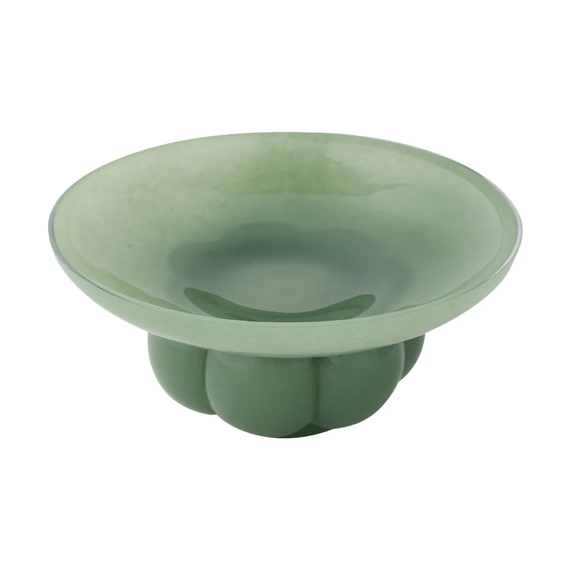 Uva tigela de vidro, Pastel verde AYTM