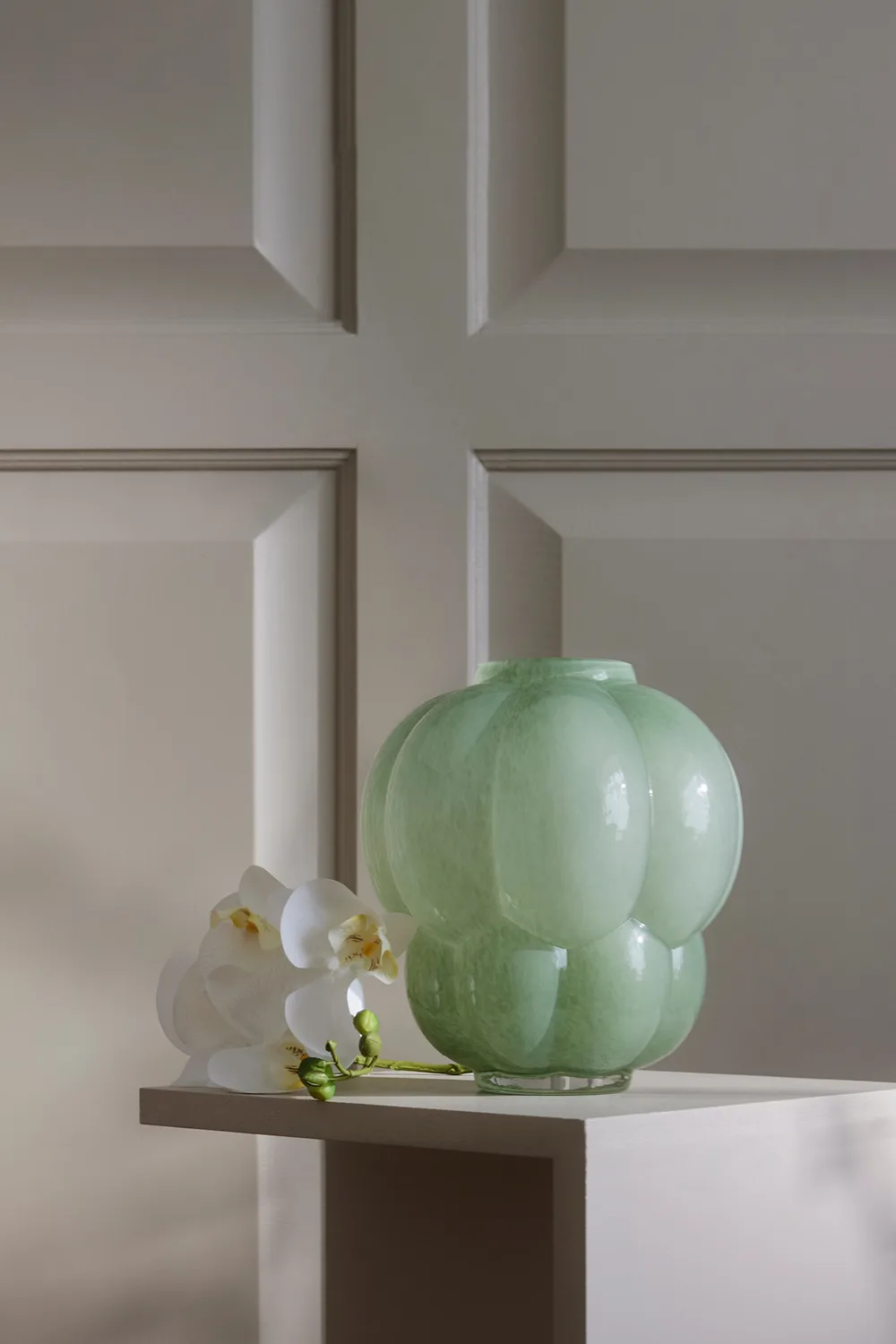 Uva vaso 22 cm, verde pastel  AYTM