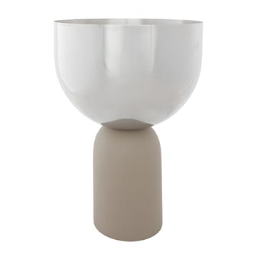 Vaso de flores Torus Ø22 cm - Prateado-taupe - AYTM