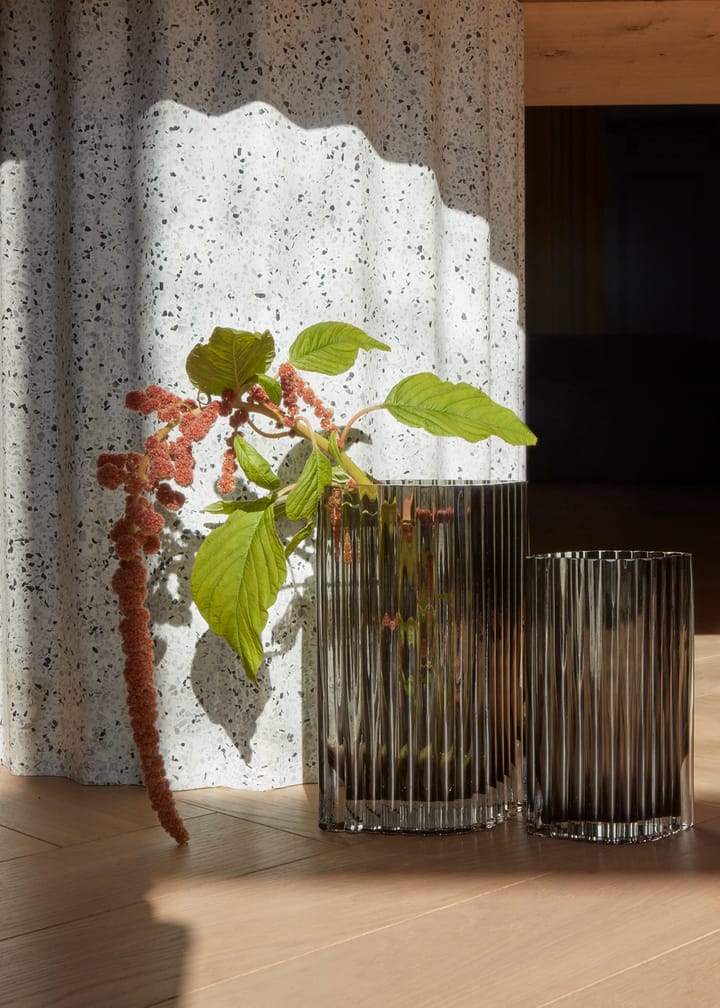 Vaso Folium 20 cm , Preto AYTM