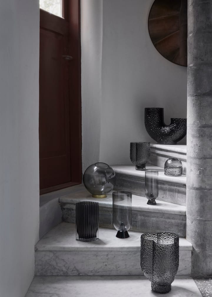 Vaso Folium 20 cm , Preto AYTM