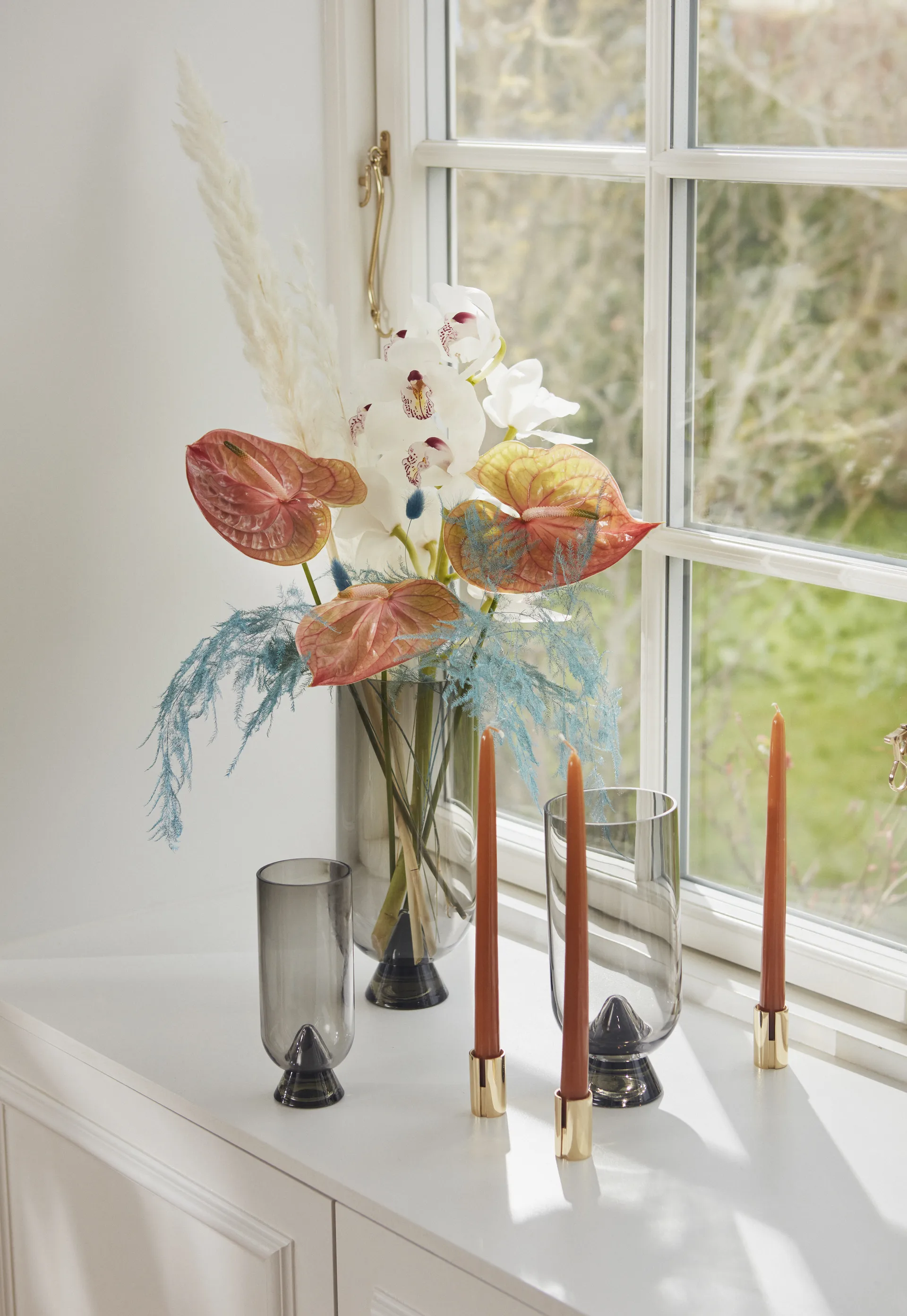 Vaso Glacies 29 cm, Preto AYTM