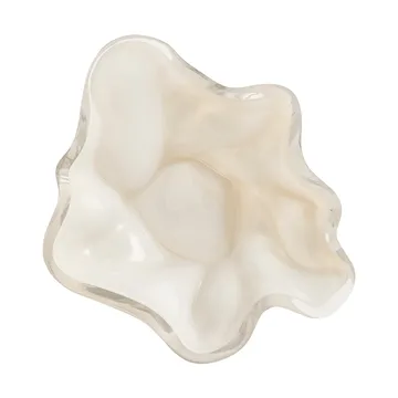 Vena taça decorativa - Creme escuro - AYTM