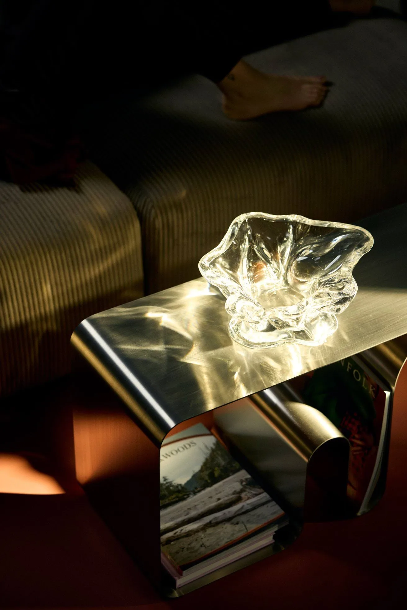 Vena taça decorativa, Transparente AYTM