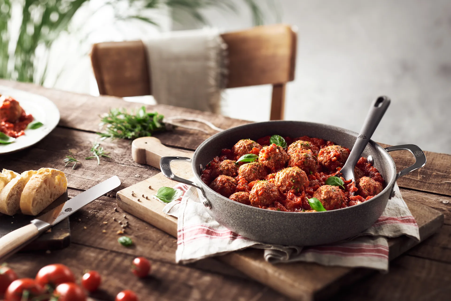 Ballarini Salina Ti-X frigideira de servir com tampa de vidro, 28 cm Ballarini