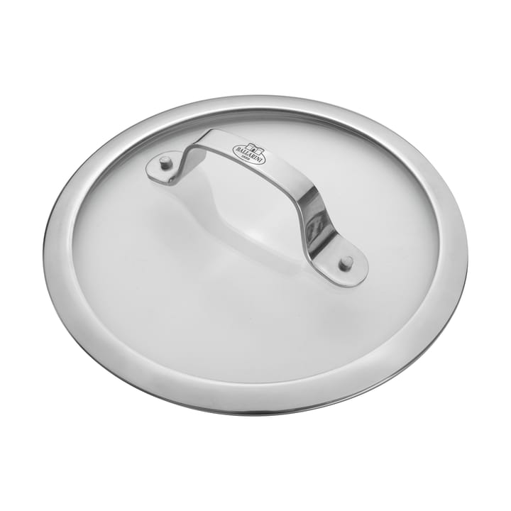 Ballarini tampa de vidro com cabo de aço inoxidável - 20 cm - Ballarini