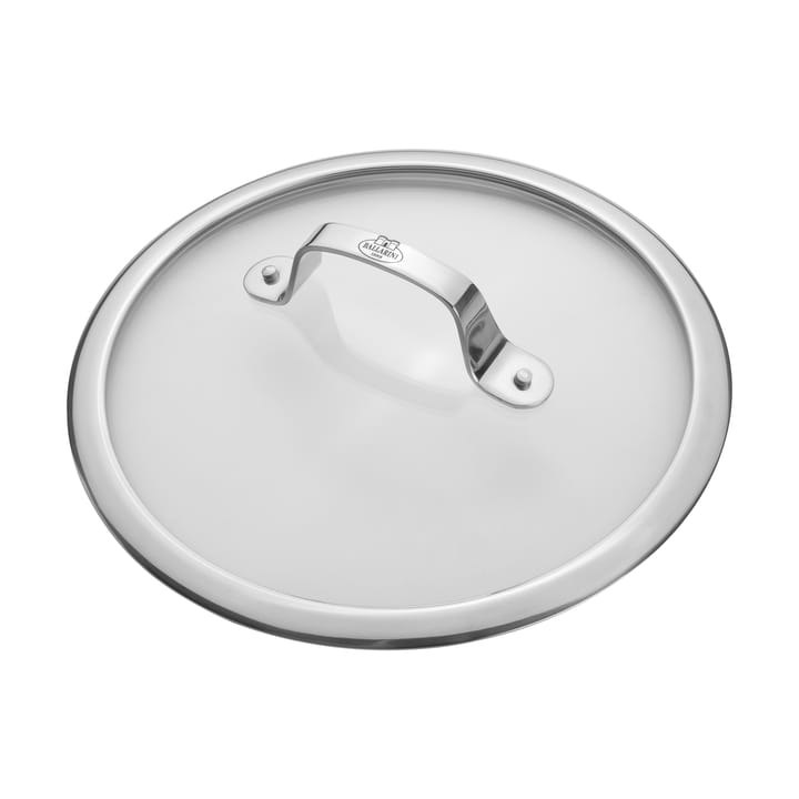 Ballarini tampa de vidro com cabo de aço inoxidável - 24 cm - Ballarini