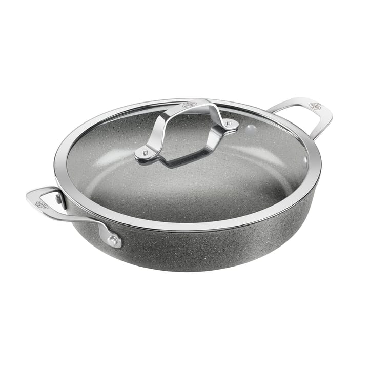 Salina Ceramic Granit frigideira de servir com tampa de vidro - 28 cm - Ballarini