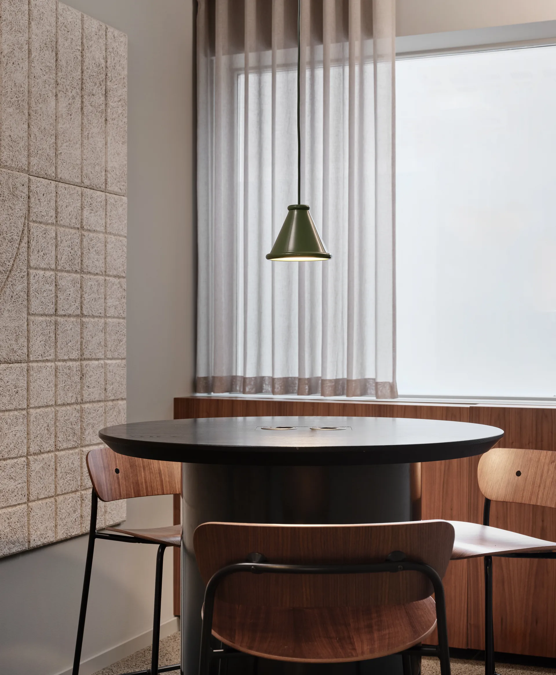 Belle candeeiro pendente Ø15 cm, Verde reseda Belid