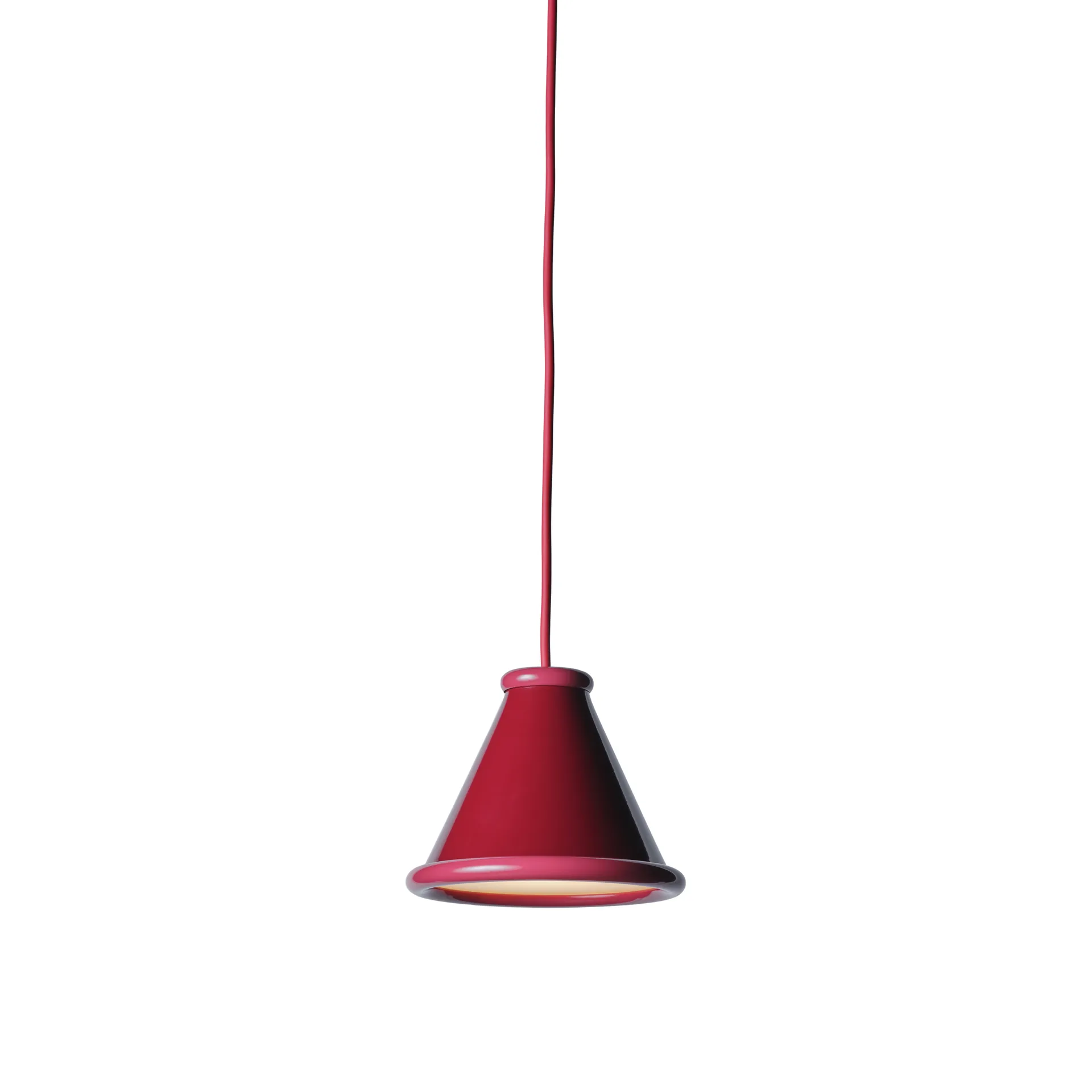 Belle candeeiro pendente Ø15 cm, Vermelho vinho-vermelho violeta Belid