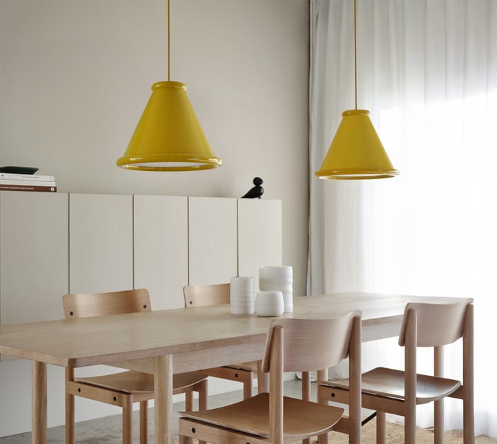 Belle candeeiro pendente Ø36 cm, Amarelo mel Belid