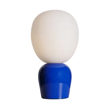 Buddy candeeiro de mesa em vidro opalino - Azul ultramarino - Belid