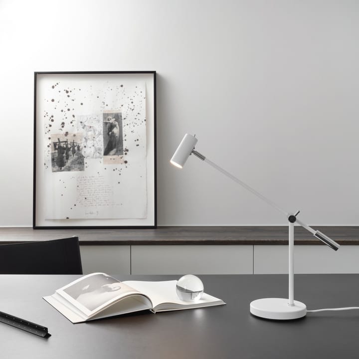 Candeeiro de mesa Cato 48,5 cm, branco mate  Belid