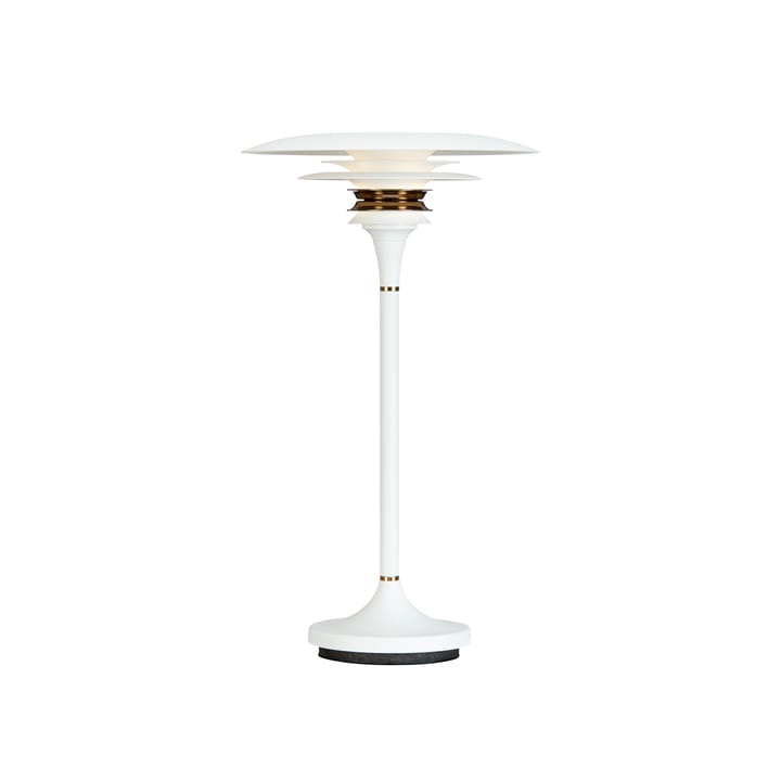 Candeeiro de mesa Diablo Ø30 cm, Branco-latão Belid