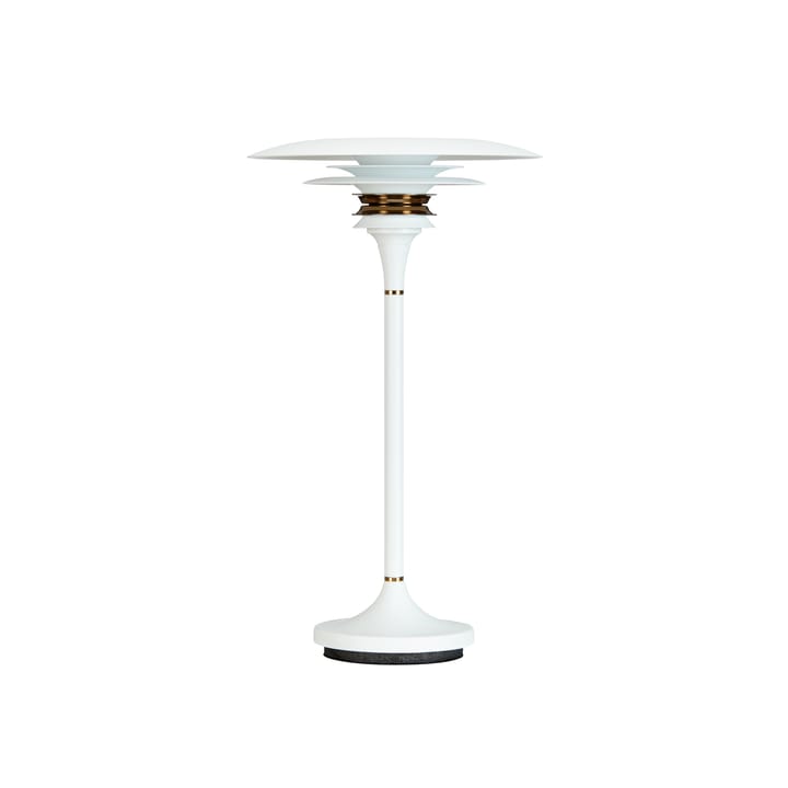 Candeeiro de mesa Diablo Ø30 cm, Branco-latão Belid