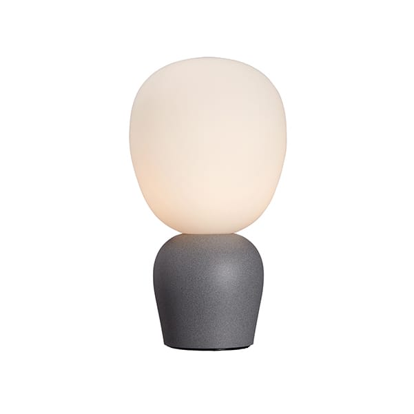 Candeeiro de mesa opalglass Buddy - concrete (cinza) - Belid